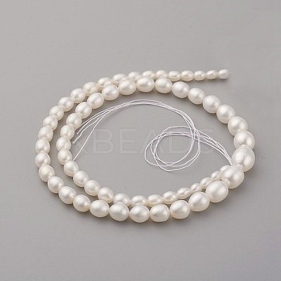Natural Cultured Freshwater Pearl Graduated Beads Strands PEAR-G007-05A-1