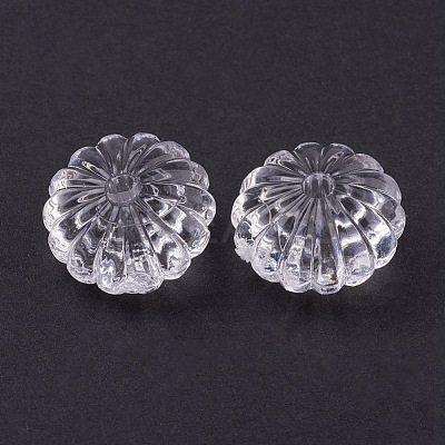 Transparent Acrylic Beads PL712Y-1-1