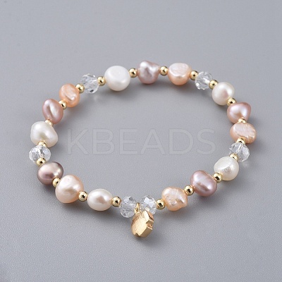 Charm Bracelets BJEW-JB04925-01-1