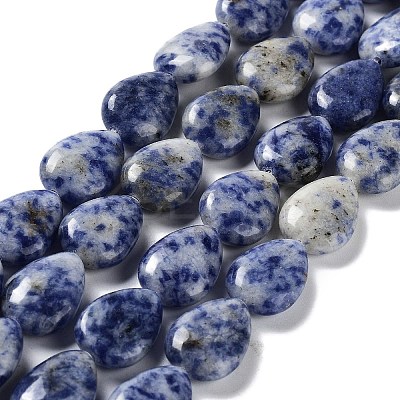 Natural Blue Spot Jasper Beads Strands G-L242-33-1