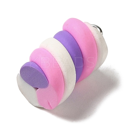 Opaque Resin Imitation Food Pendants FIND-Z006-04B-1