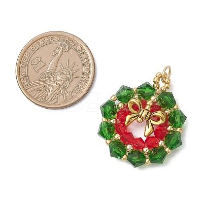 Glass Pendants PALLOY-MZ01027-1