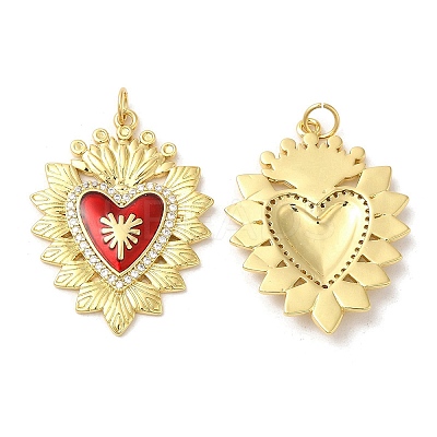 Rack Plating Brass Pendants KK-C030-05G-1