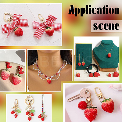 30Pcs 3 Styles Opaque Resin Pendants RESI-PH0002-06-1