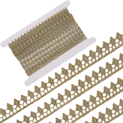 5Yards Polyester Lace Trim Ribbons OCOR-GF00005-12A-1
