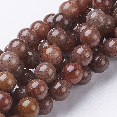 Natural Purple Aventurine Beads GSR10mmC025-1