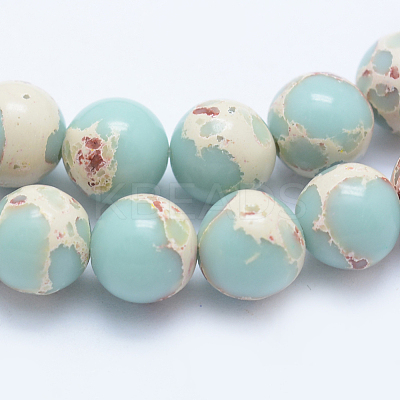Synthetic Imperial Jasper Beads Strands X-G-F531-4mm-H03-1