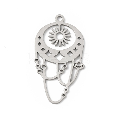 Non-Tarnish 201 Stainless Steel Pendants STAS-K250-09P-1