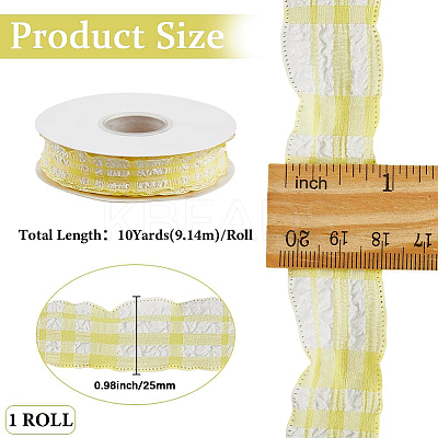 Cloth Plaid Ribbon OCOR-WH20071-001A-1