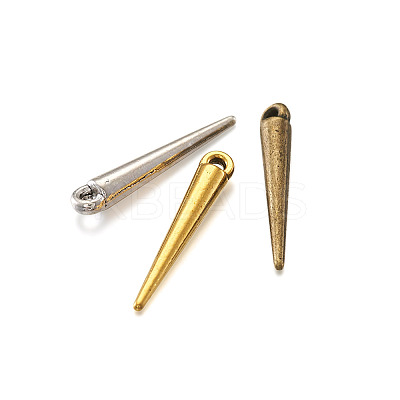 150 Pcs 3 Colors Tibetan Style Alloy Pendants TIBEP-FW0001-02-1