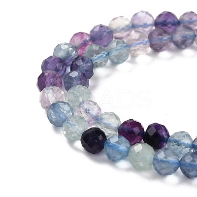 Natural Fluorite Beads Strands X-G-K315-B01-1