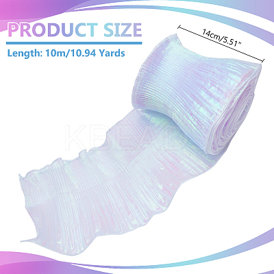 10M Polyester Pleated Lace Trim OCOR-PH0002-98-1