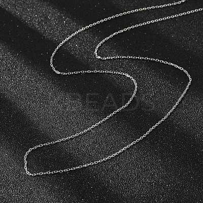 Tarnish Resistant 304 Stainless Steel Necklaces NJEW-F027-40-1mm-1