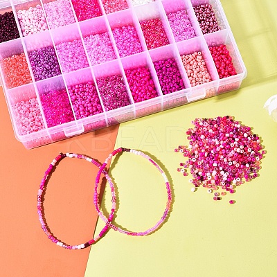 288G 24 Colors Glass Seed Beads SEED-JQ0005-01G-3mm-1
