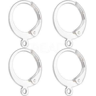 100Pcs 304 Stainless Steel Leverback Earring Findings STAS-BBC0006-26-1