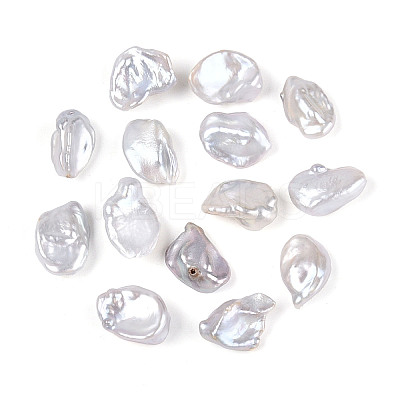 Natural Baroque Keshi Pearl Beads PEAR-N020-S18-1