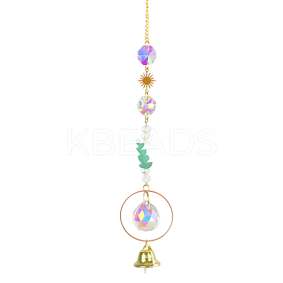 Iron Big Pendant Decorations LS-DJEW-PW0007-11F-1