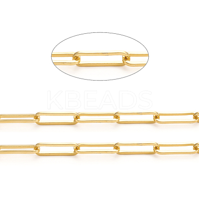 Brass Paperclip Chains CHC-L044-01C-G-1