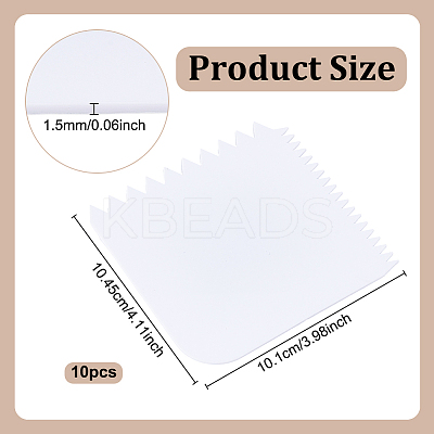 PP Plastic Scraper AJEW-WH0348-618-1
