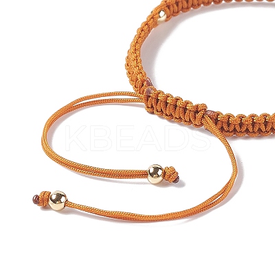 8Pcs 8 Style Natural Mixed Gemstone Donut/Pi Disc Braided Bead Bracelets Set BJEW-JB08967-1