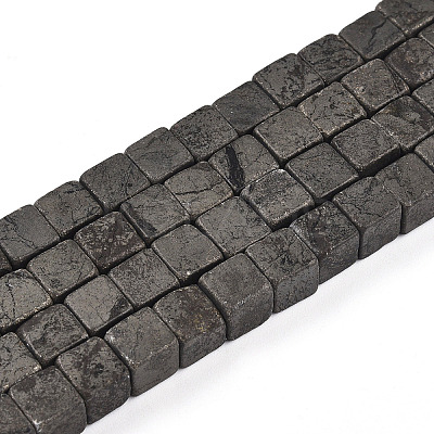 Natural Pyrite Beads Strands G-T140-37A-1