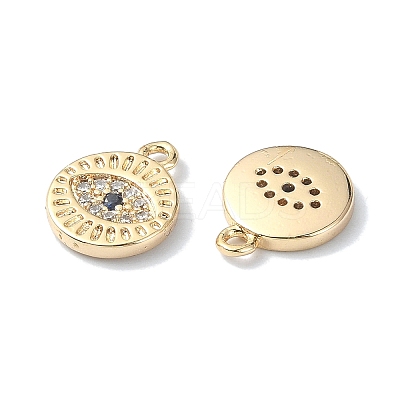 Brass Micro Pave Cubic Zirconia Pendants KK-A194-02G-1