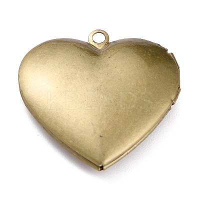 304 Stainless Steel Locket Pendants STAS-O147-02B-1