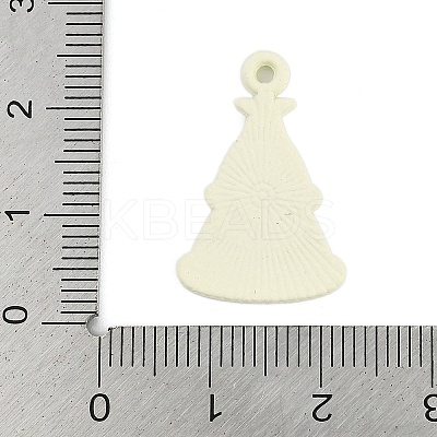 Christmas Theme Spray Painted Alloy Enamel Pendants ENAM-Z020-01H-1