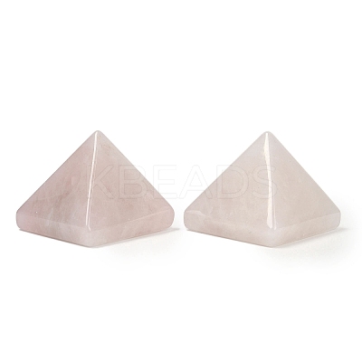 Natural Rose Quartz Orgonite Pyramid Display Decorations G-C186-08H-1
