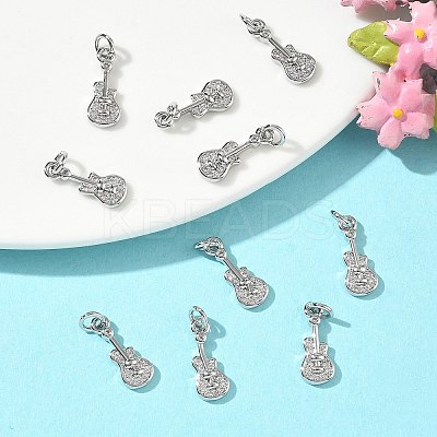 SHEGRACE Brass Micro Pave Cubic Zirconia Pendants XGRQ3D739-479P-1