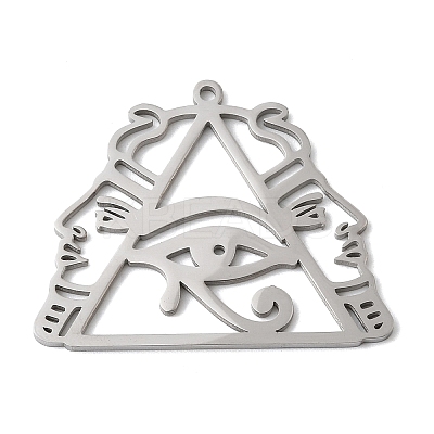 304 Stainless Steel Pendants STAS-H247-08P-1