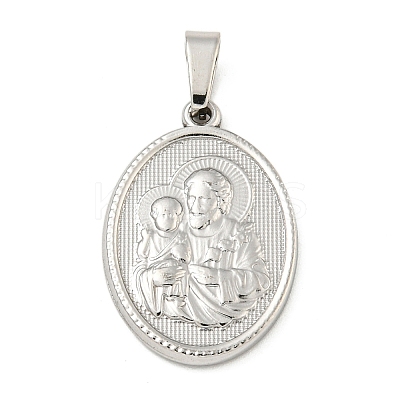 Non-Tarnish 304 Stainless Steel Pendants STAS-B071-02A-23P-1