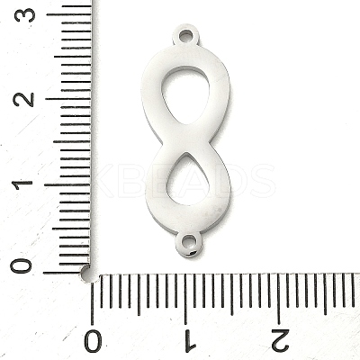 304 Stainless Steel Connector Charms STAS-F328-01P-1