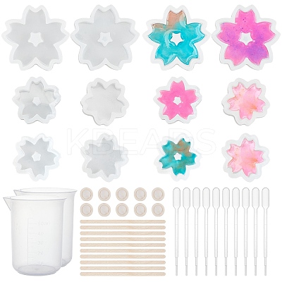 DIY Sakura Silicone Molds Kits DIY-OC0002-87-1