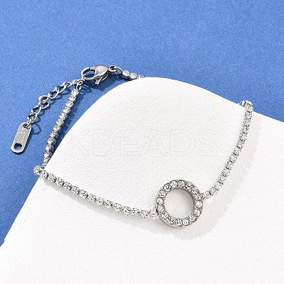 304 Stainless Steel Cup Chains Bracelets for Women BJEW-D364-01B-P-1