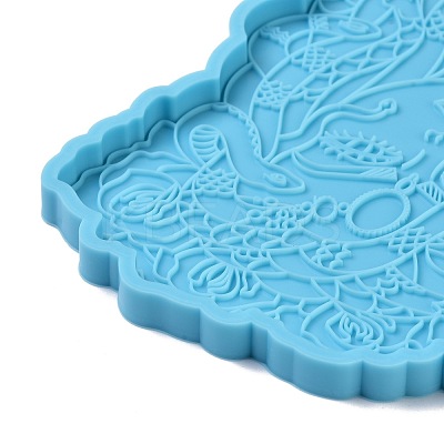DIY Cup Mat Silicone Statue Molds DIY-C012-03-1