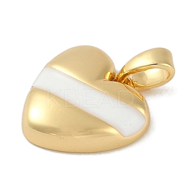 Brass Enamel Pendants KK-P283-28A-G-1