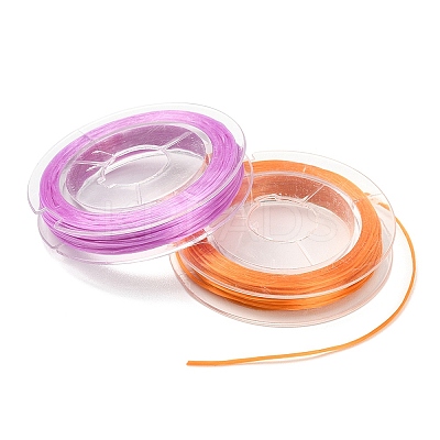 10 Rolls 10 Colors Flat Elastic Crystal String Set EW-YW0001-10-1
