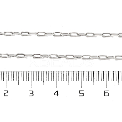 Non-Tarnish 304 Stainless Steel Paperclip Chain Necklace with Lobster Claw Clasps for Men Women X-NJEW-H205-03P-01-1