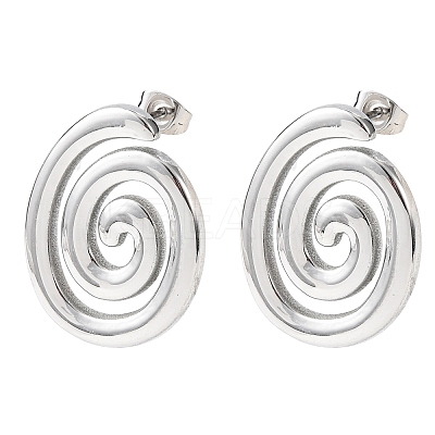 304 Stainless Steel Stud Earrings LS-EJEW-I323-01P-04-1