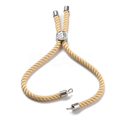 Twisted Nylon Cord Silder Bracelets DIY-B066-03P-20-1