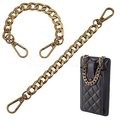 Aluminum Curb Chain Bag Shoulder Straps FIND-PH0010-43AB-1