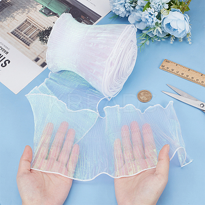 10M Polyester Pleated Lace Trim OCOR-PH0002-98-1