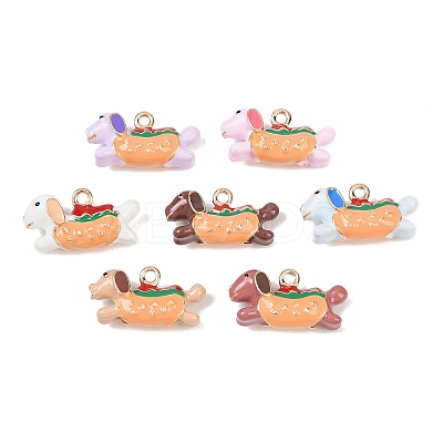 Alloy Enamel Pendants ENAM-A012-01G-1