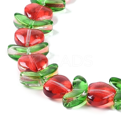 Transparent Glass Beads Strands GLAA-B021-04C-1
