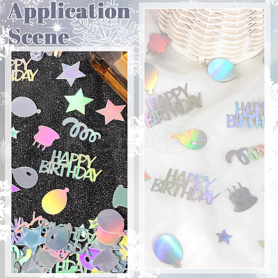 2 Bags Plastic Confetti DIY-SC0031-54A-1
