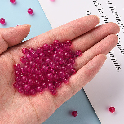 Transparent Acrylic Beads LS-MACR-S370-A6mm-706-1