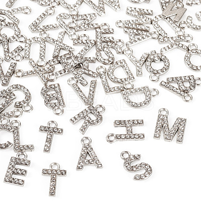2 Sets Alloy Rhinestone Charms ENAM-TA0008-99P-1