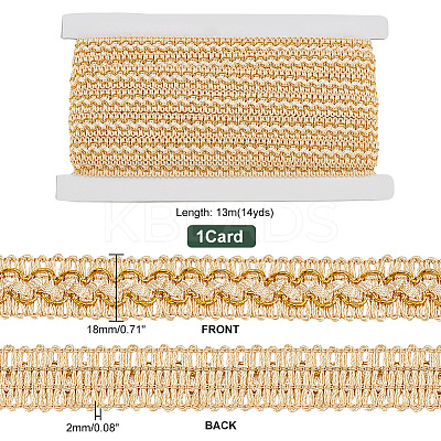 Polyester Fringe Trimming OCOR-WH0085-02A-1