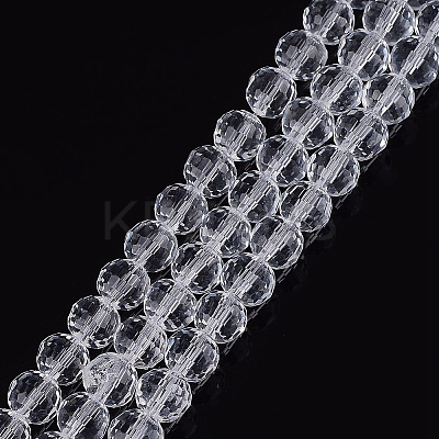 Transparent Glass Bead Strands LS-GLAA-R095-6mm-15-1